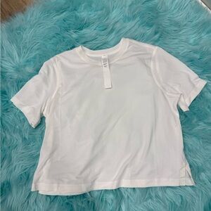 Lululemon White Short Sleeve T-Shirt